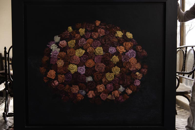 Bella Rosa, 130 x 135 cm