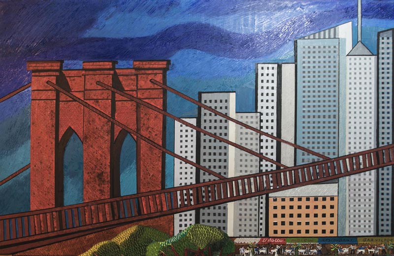 Puente Brooklyn, 190 x 160 cm